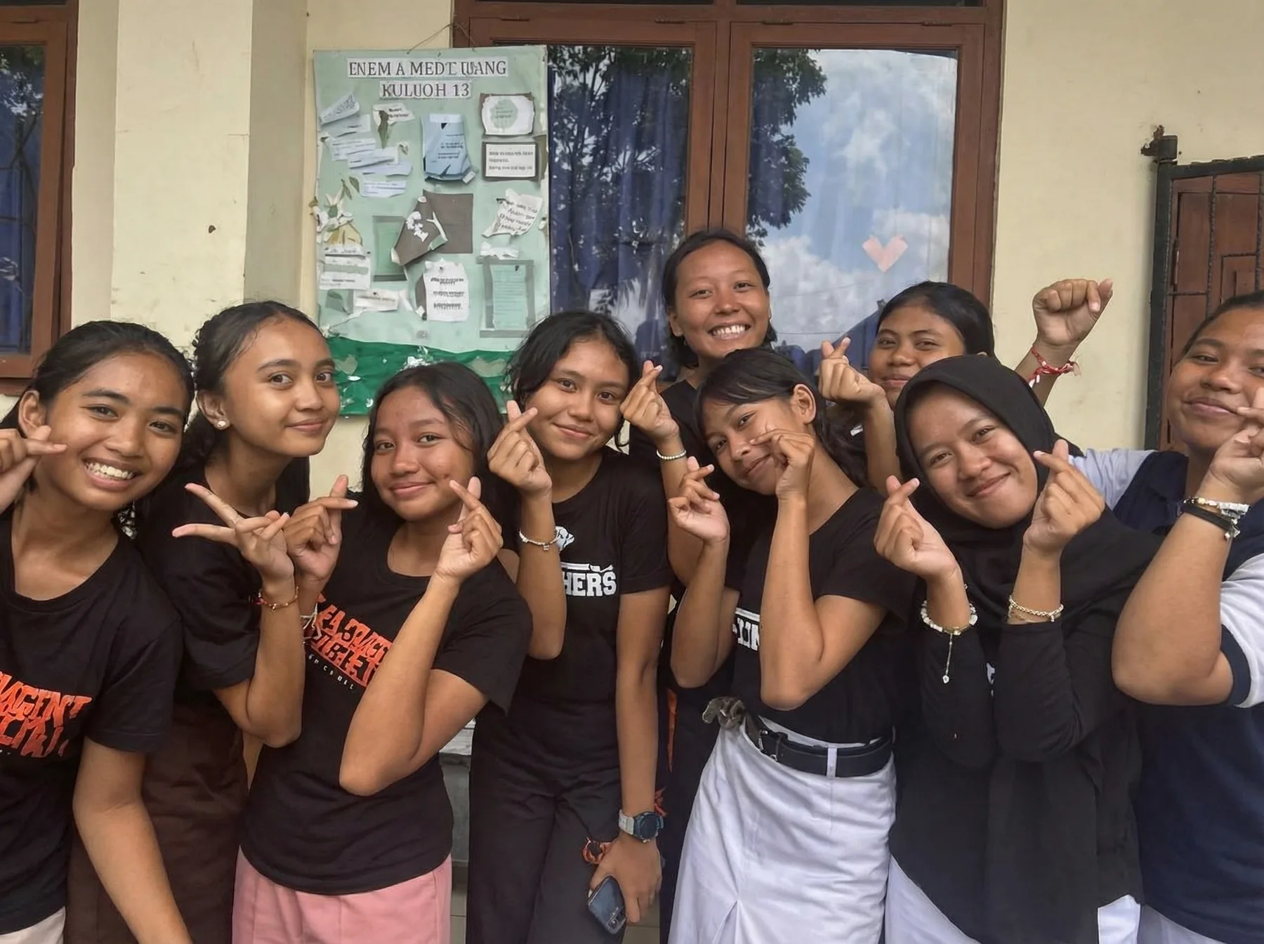 バリの生徒たち