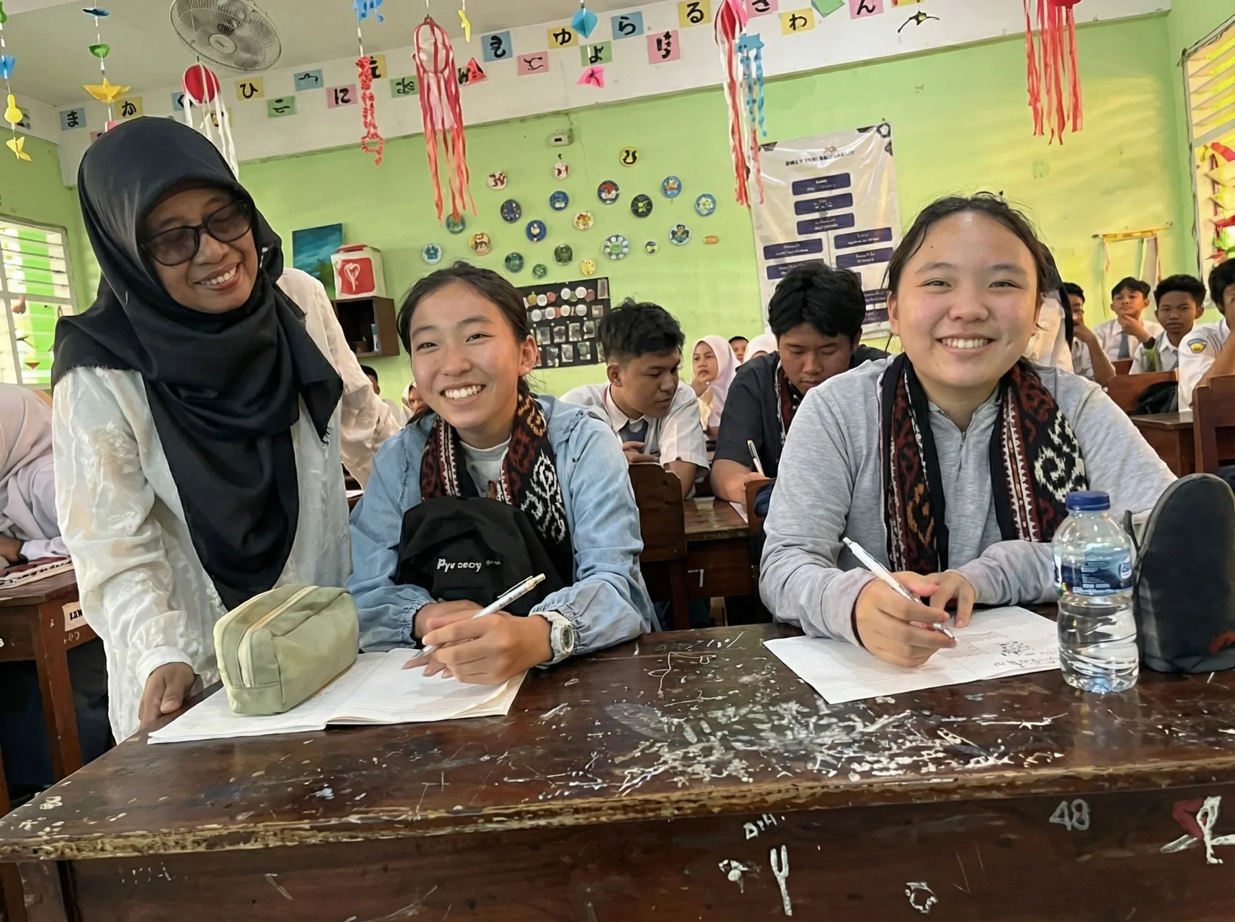 授業体験の様子